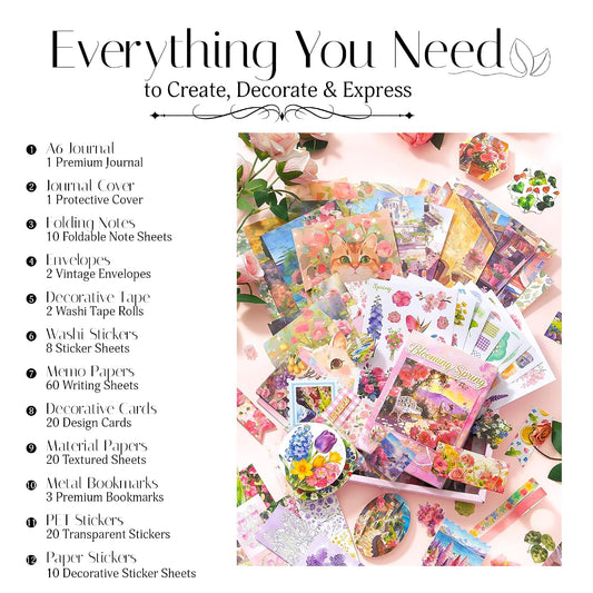 Blooming Spring Vintage Scrapbook Kit