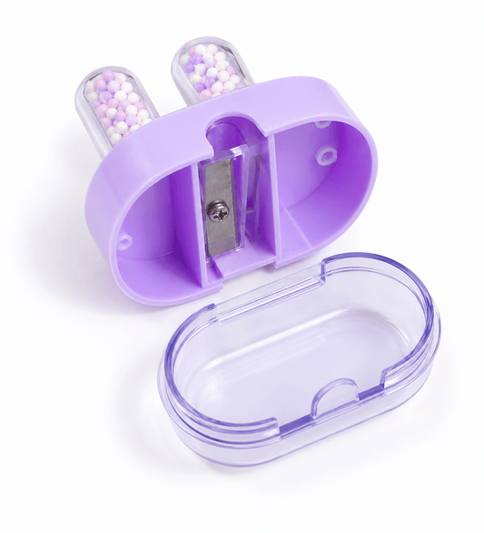 Cute Bunny Bead-Filled Pencil Sharpener