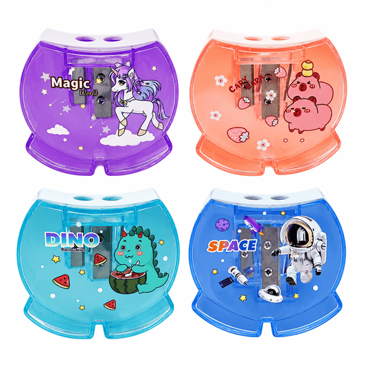 Cute Double-Hole Pencil Sharpener