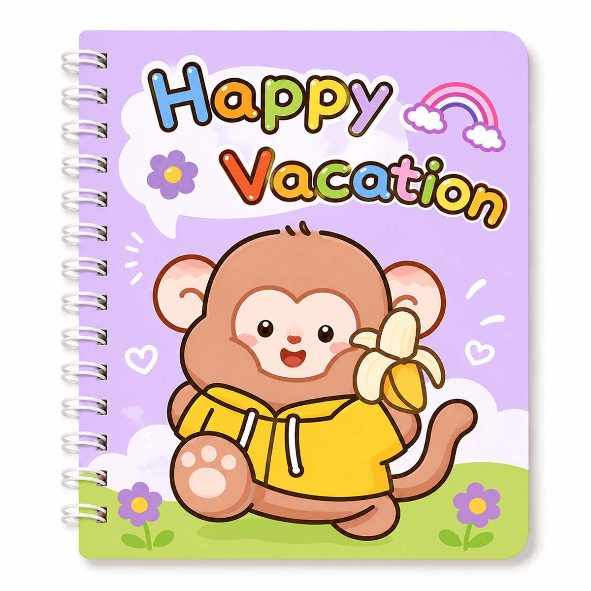 Cute Cartoon Monkey Pocket Size Writing Journal