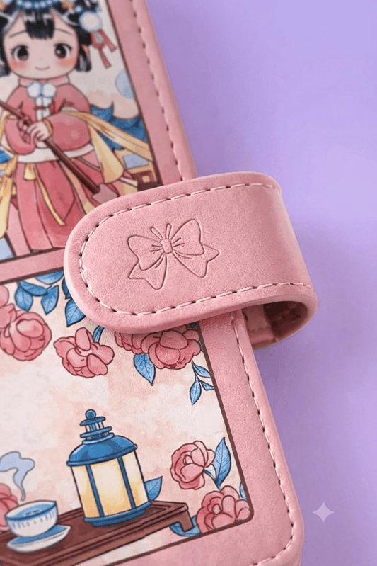 Cute Kawaii PU Leather Diary Notebook with Magnetic Closure