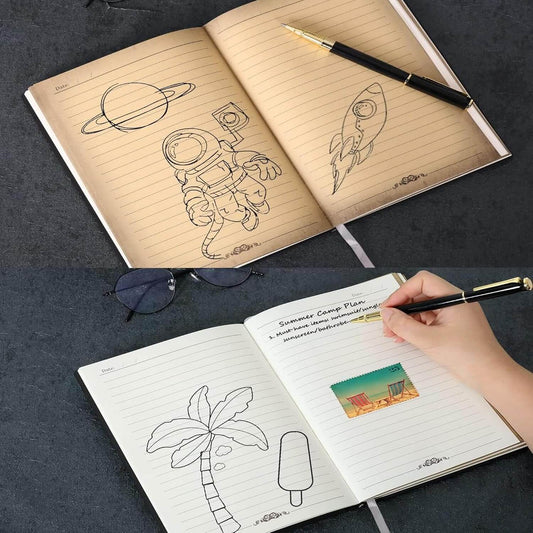 3D Spider Junk Leather Journal Notebook