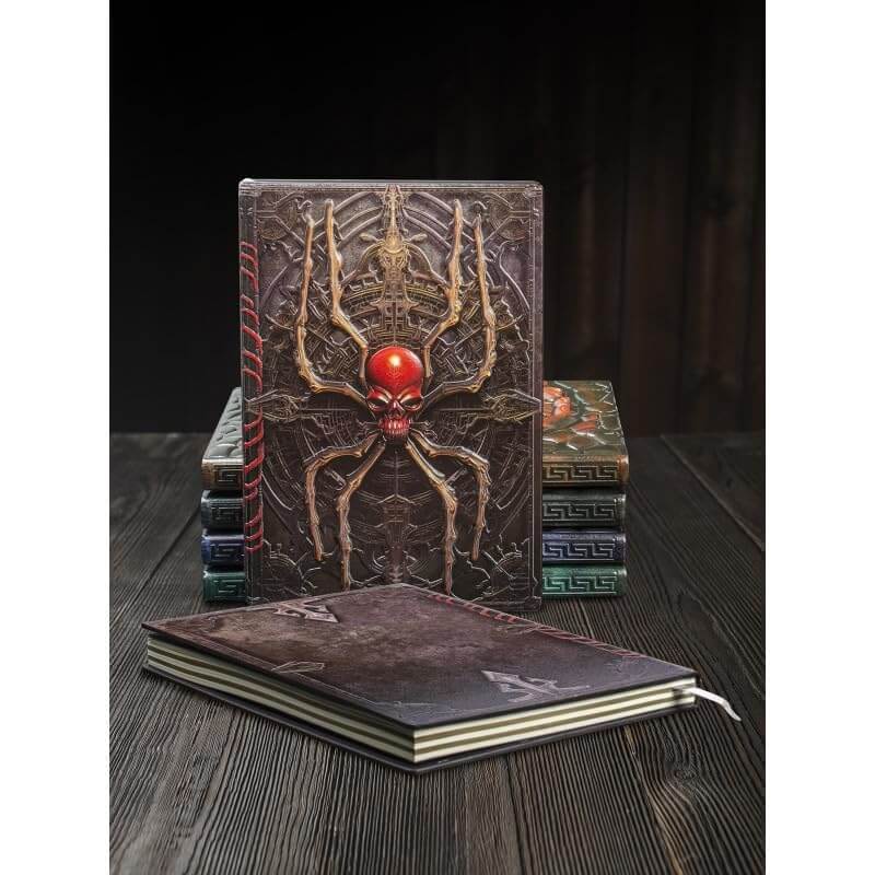 3D Spider Junk Leather Journal Notebook