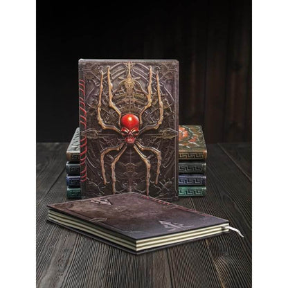 3D Spider Junk Leather Journal Notebook