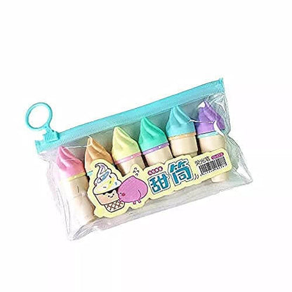 Ice-cream Luxury Highlighter Fine Grip Marker