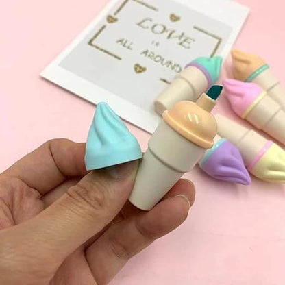 Ice-cream Luxury Highlighter Fine Grip Marker