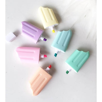 Ice-Cream Candy Stick Luxury Highlighter Fine Grip Marker
