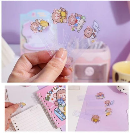 Cute Cartoon Monkey Pocket Size Writing Journal
