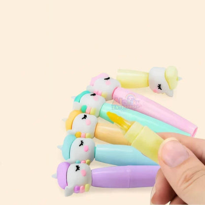 Unicorn 6-in-1 Pastel Highlighter Set