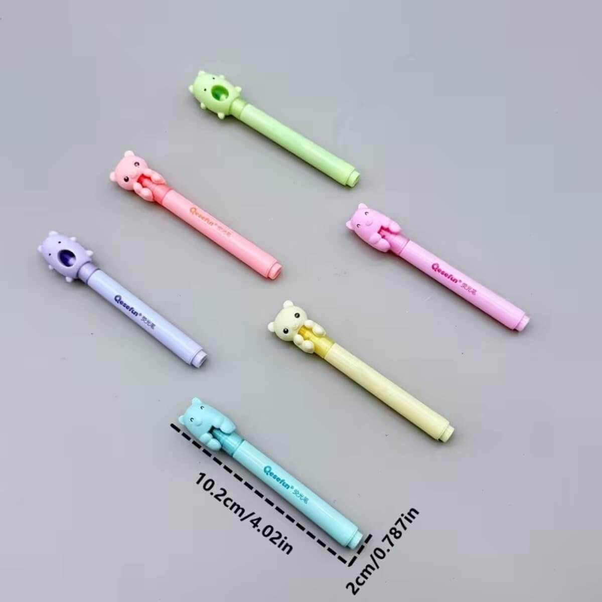 Adorable Bear-Themed Marker Pens