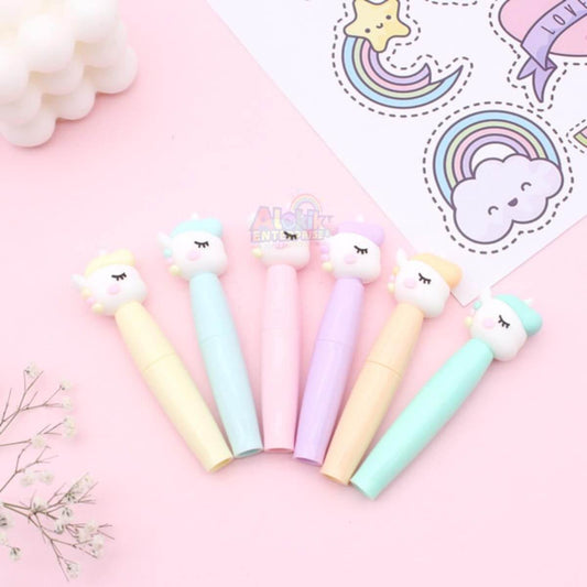 Unicorn 6-in-1 Pastel Highlighter Set