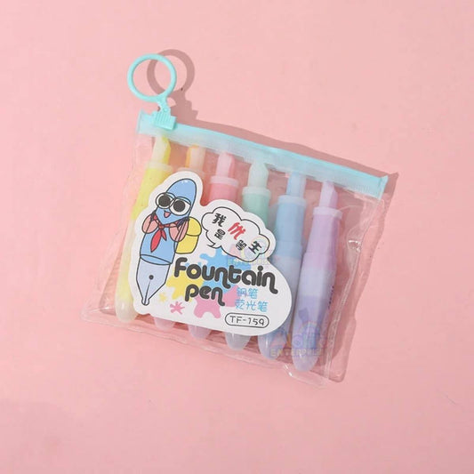 Unicorn 6-in-1 Pastel Highlighter Set