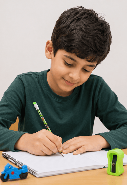 Speed Racing Bike Theme HB Pencil Set for Kids (Pack of 10)