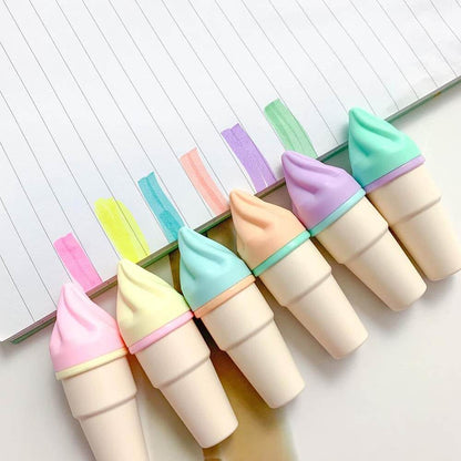 Ice-cream Luxury Highlighter Fine Grip Marker