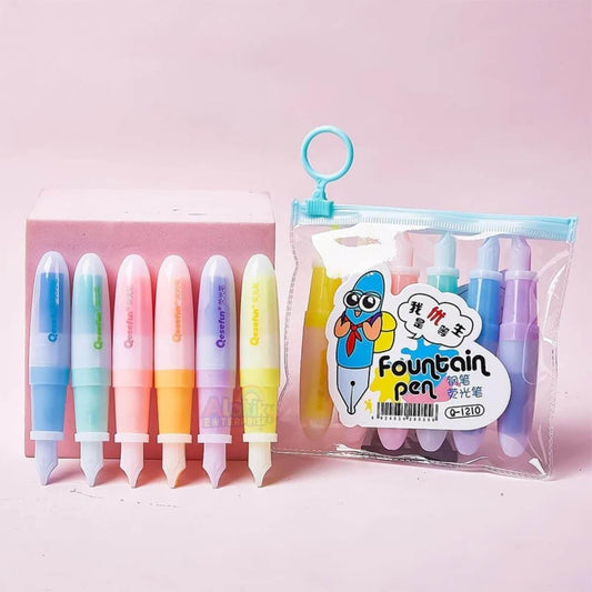 Fountain Pen Highlighter Set of 6