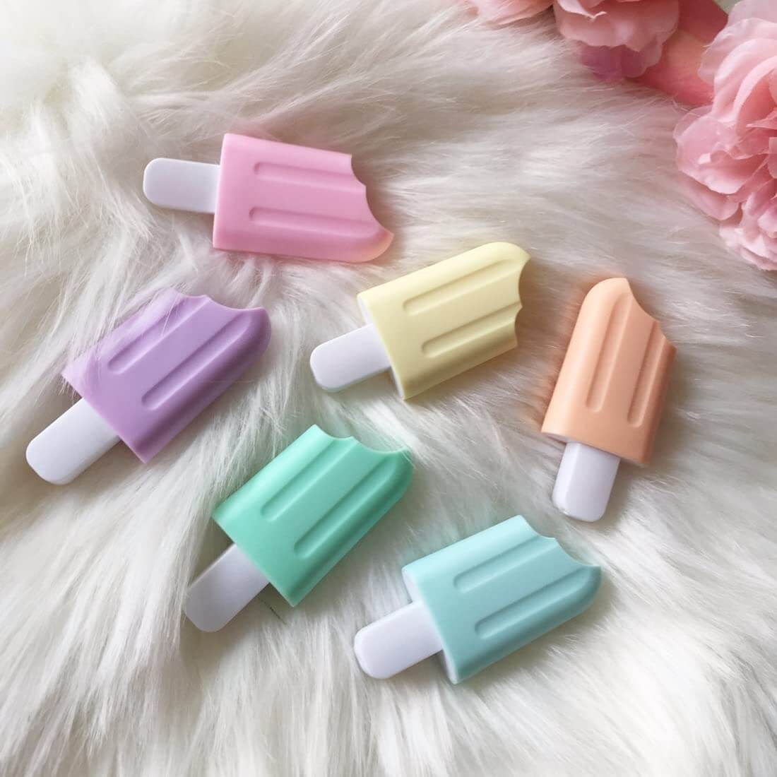 Ice-Cream Candy Stick Luxury Highlighter Fine Grip Marker
