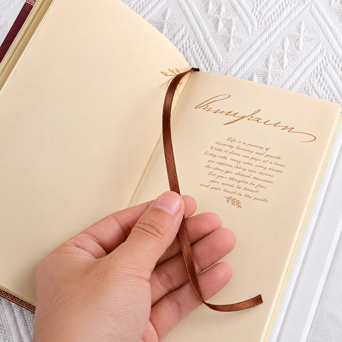 Vintage Sunflower Hardcover Journal with Magnetic Flap Closure