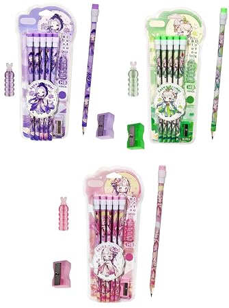 Lotus Blossom HB Pencil Set (10 PCS)