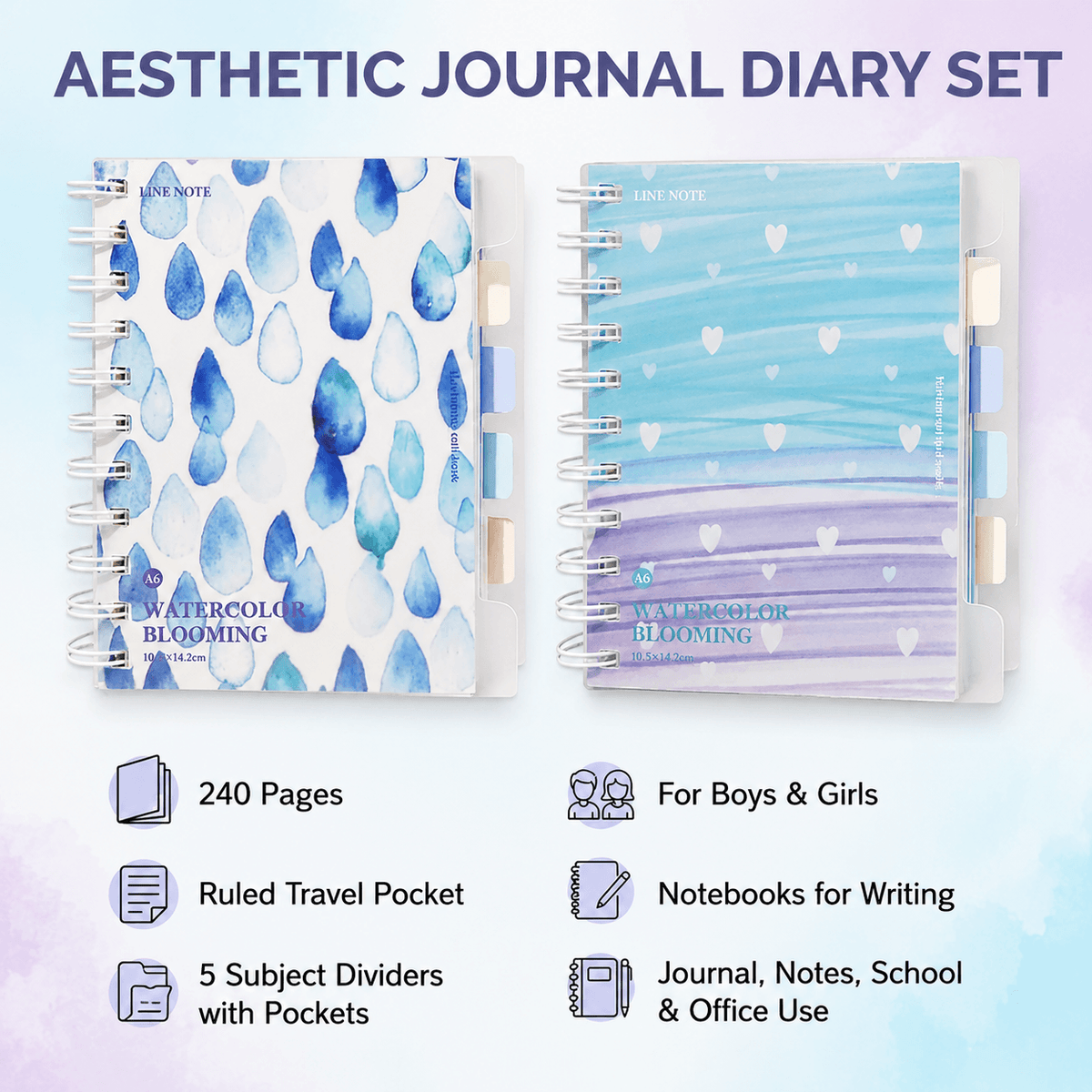 Spiral Notebook Diary