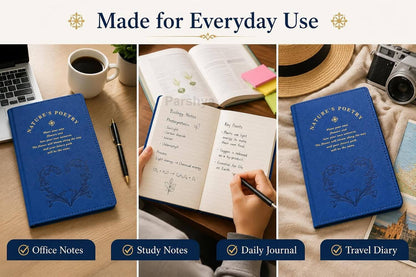 Nature’s Poetry Diary Notebook with Pen