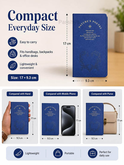 Nature’s Poetry Diary Notebook with Pen