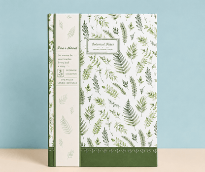 Botanical Floral Hardcover Writing Notebook