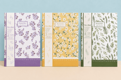 Botanical Floral Hardcover Writing Notebook
