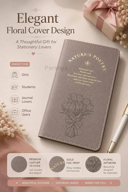 Nature’s Poetry Diary Notebook with Pen