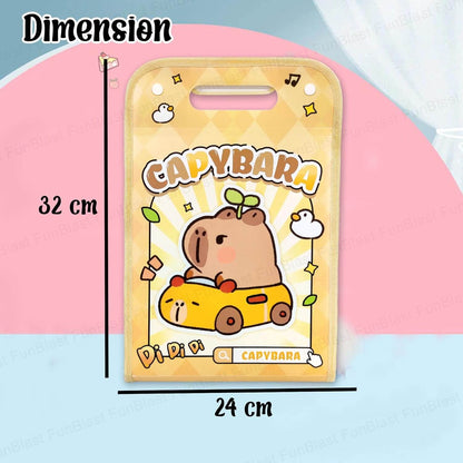 Candy Bara File Folder with Button Lock and Handle