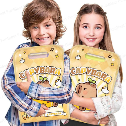 Candy Bara File Folder with Button Lock and Handle