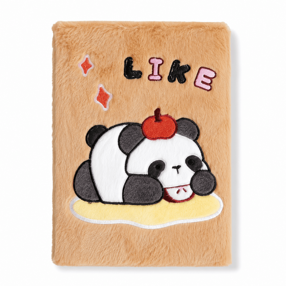 Cute Panda Plush Diary Notebook