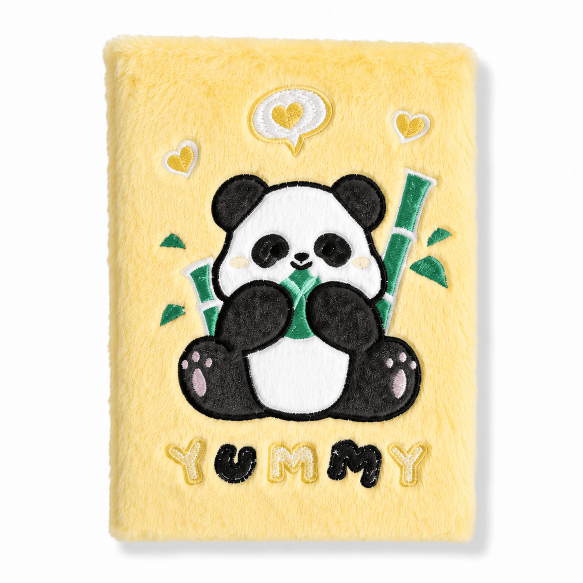 Cute Panda Plush Diary Notebook