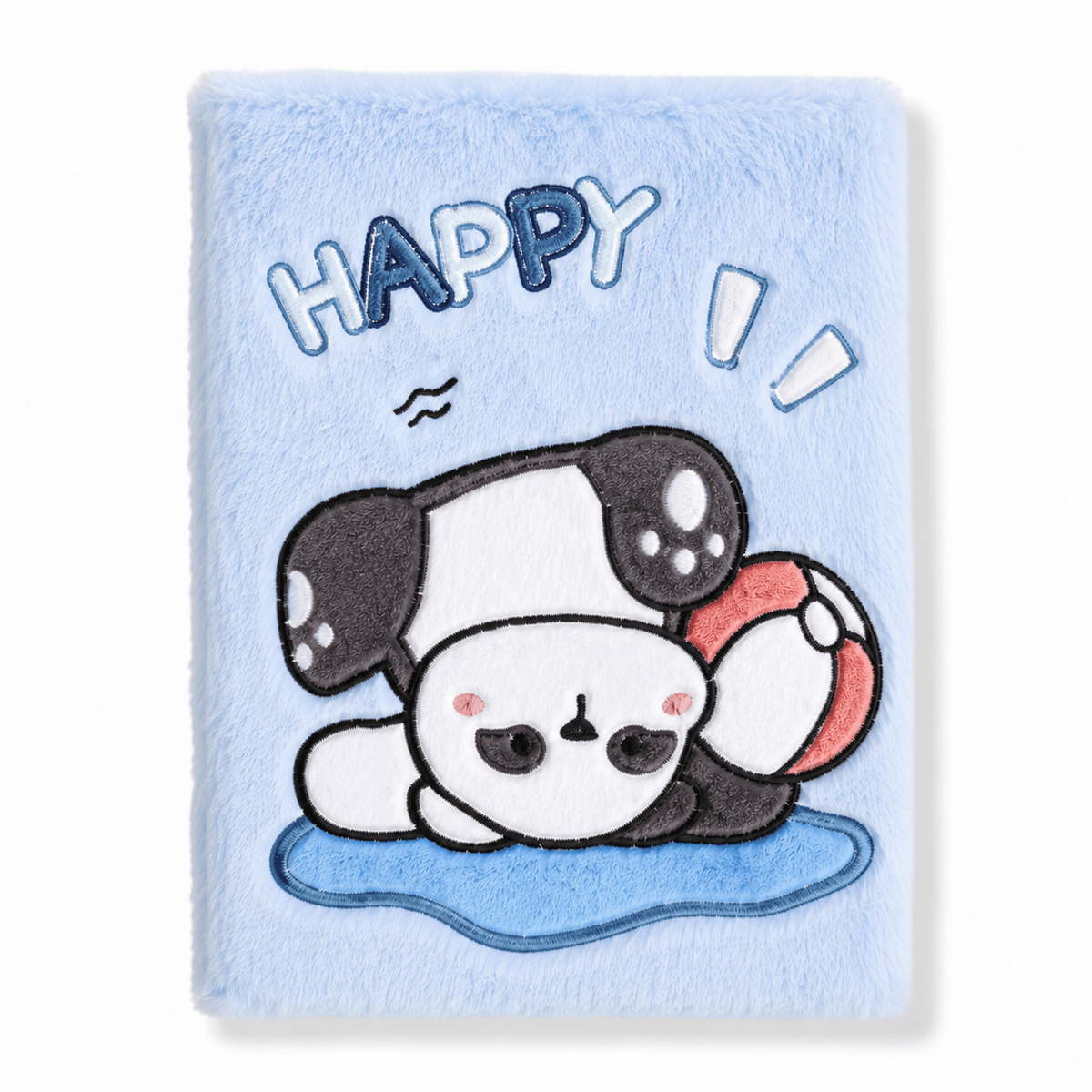 Cute Panda Plush Diary Notebook