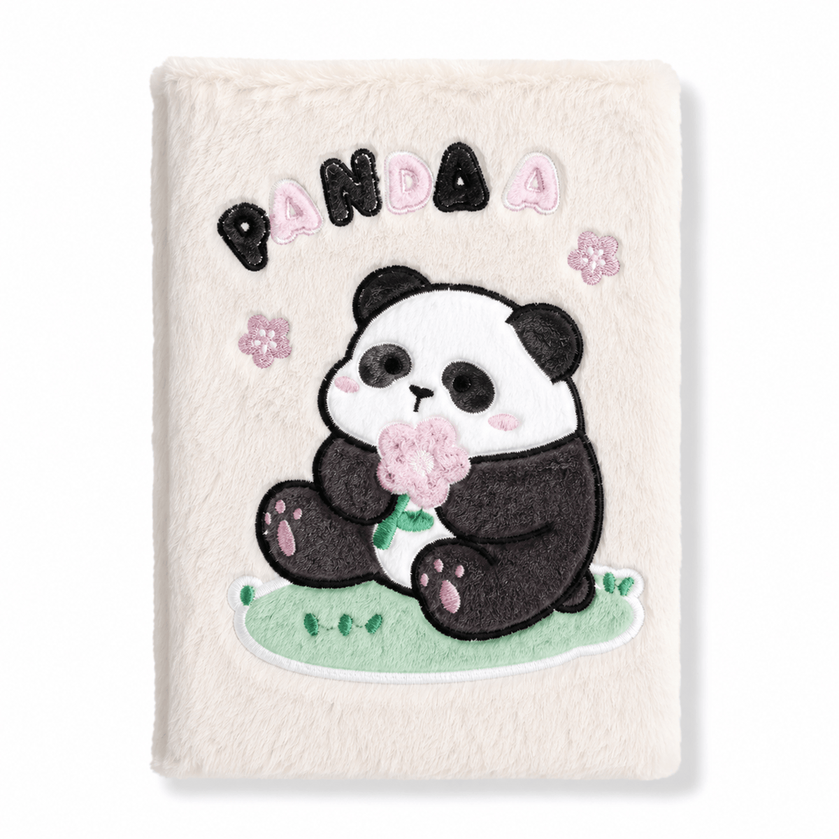 Cute Panda Plush Diary Notebook