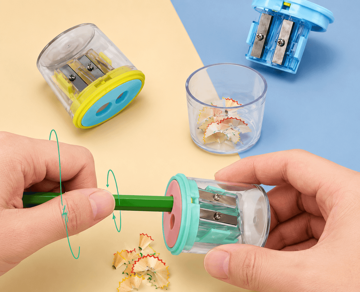 Double-Hole Pencil Sharpener