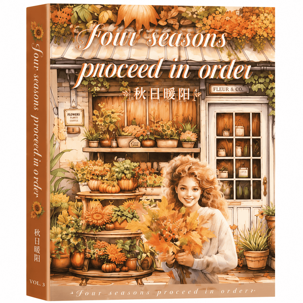 Four Seasons Vintage Sticker Book