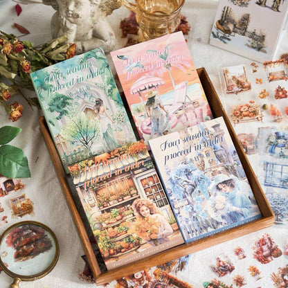 Four Seasons Vintage Sticker Book