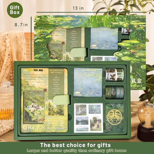 Green Vintage Stationery Gift Box Set