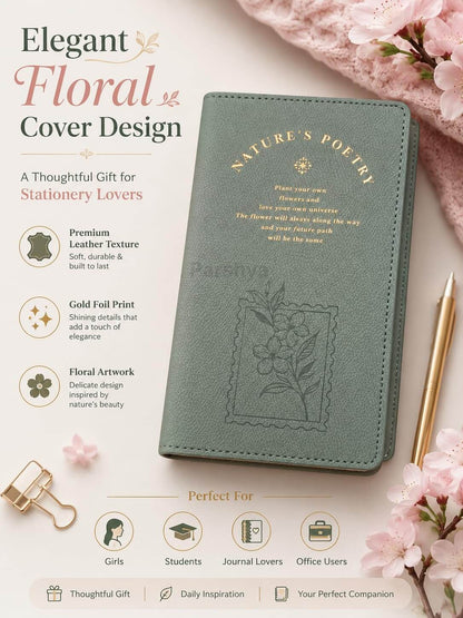 Nature’s Poetry Diary Notebook with Pen
