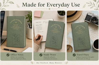Nature’s Poetry Diary Notebook with Pen