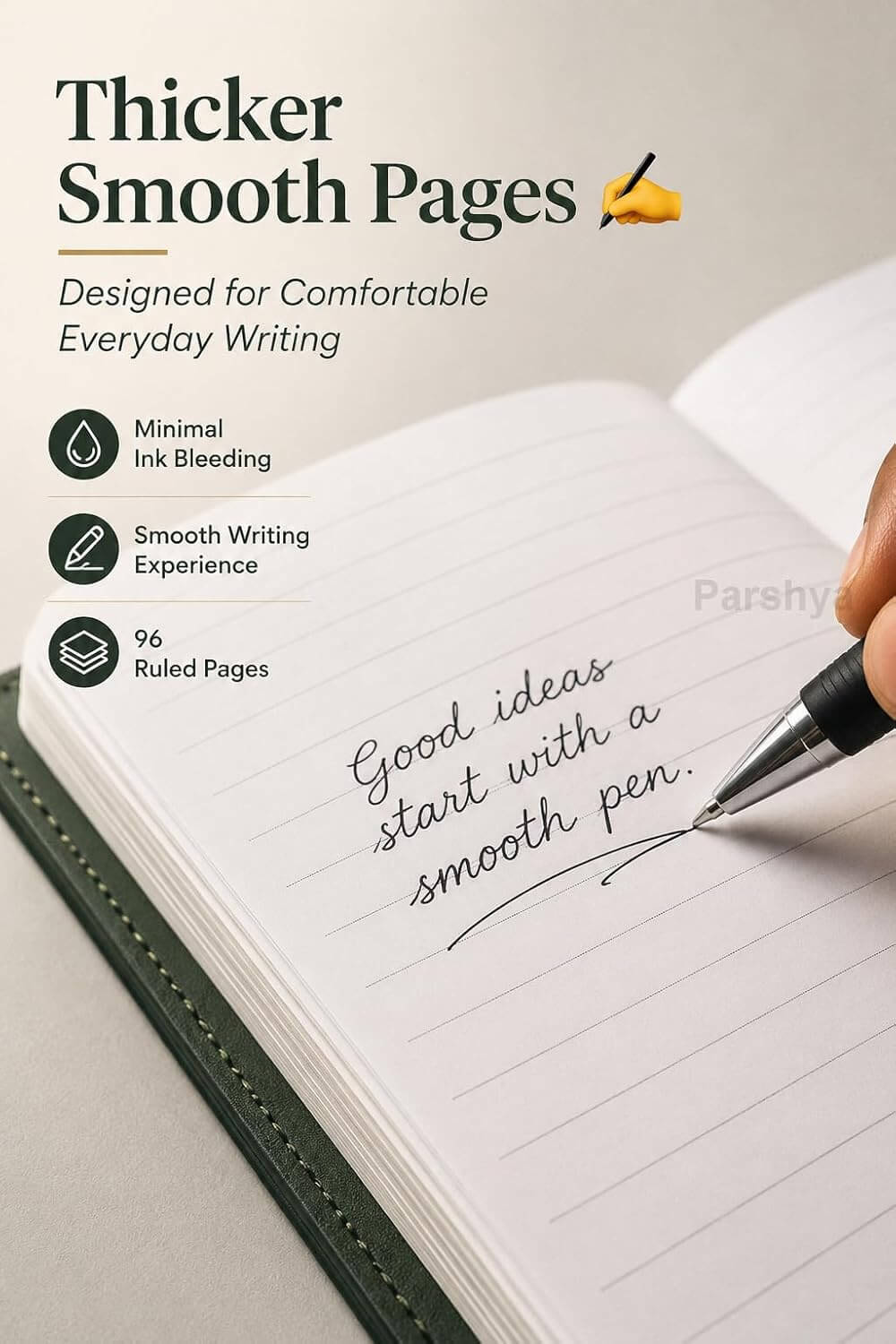 Nature’s Poetry Diary Notebook with Pen