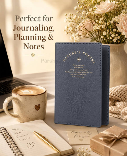 Nature’s Poetry Diary Notebook with Pen