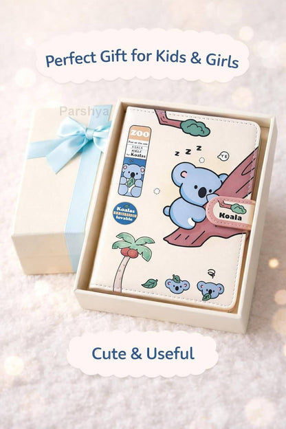 Cute Animal Magnetic Lock Diary Notebook