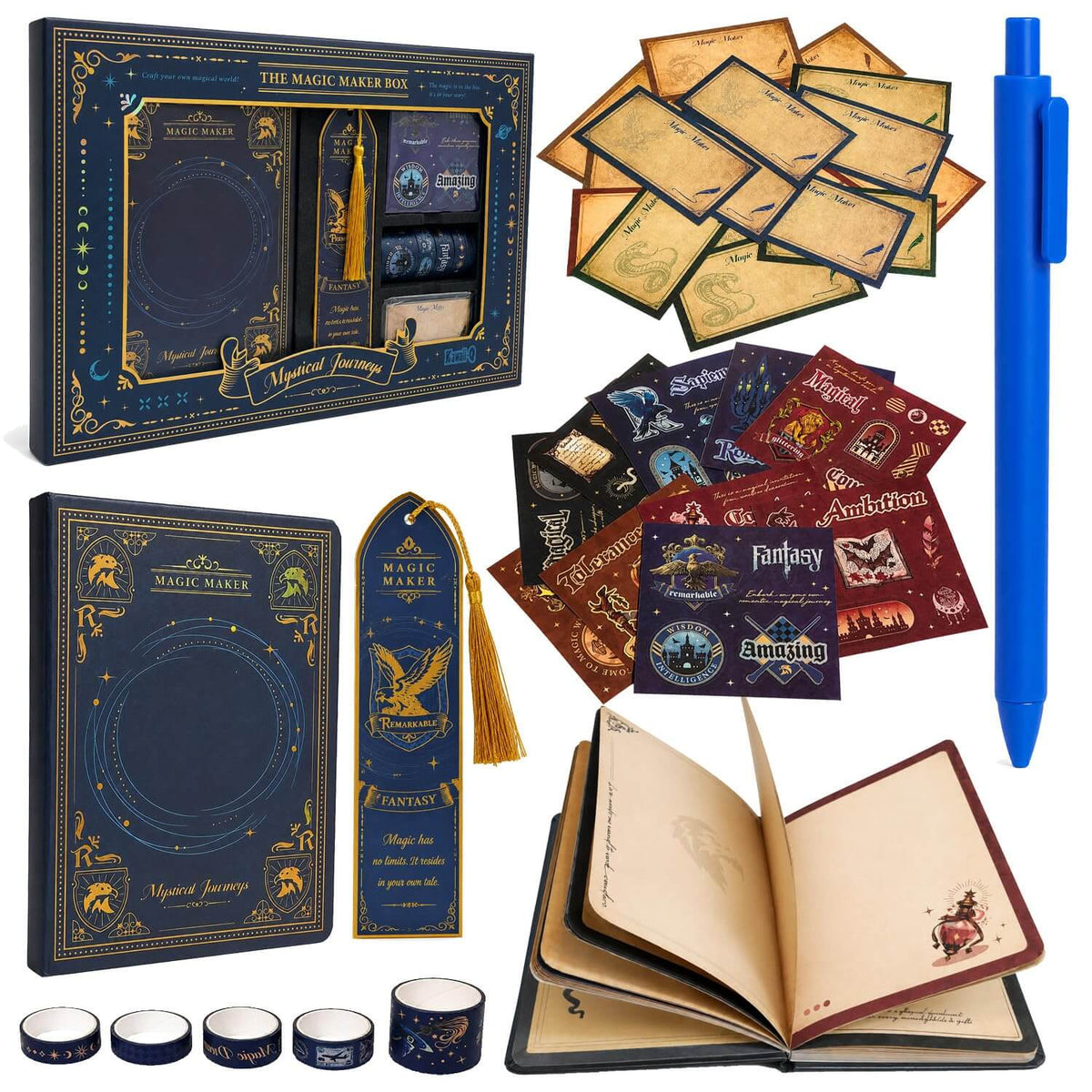 Blue Magic Maker DIY Fantasy Journal Gift Box Set