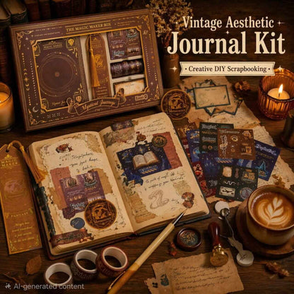 Brown Magic Maker Journal Gift Set