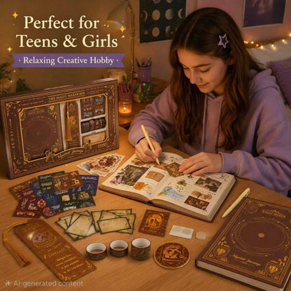 Brown Magic Maker Journal Gift Set