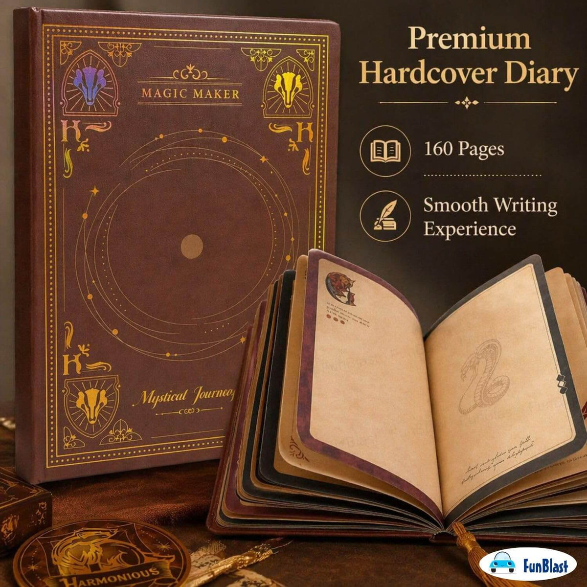 Brown Magic Maker Journal Gift Set