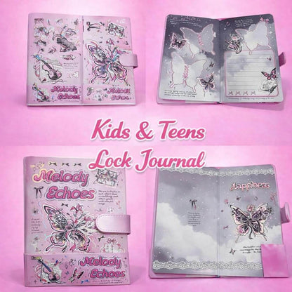 Premium Butterfly Magnetic Diary Gift Set