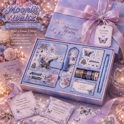 Premium Butterfly Magnetic Diary Gift Set