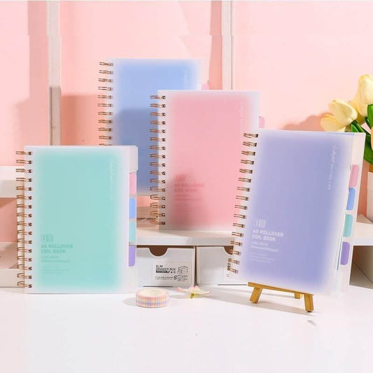 Multicolor Spiral Notebook Set
